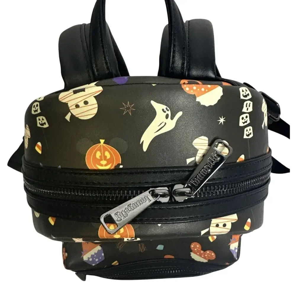 Loungefly Halloween Disney Mickey Mouse Snacks Backpack Park Exclusive
